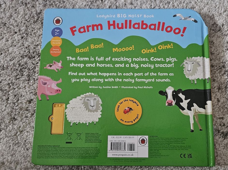 Carte cu sunete Farm Hullaballoo