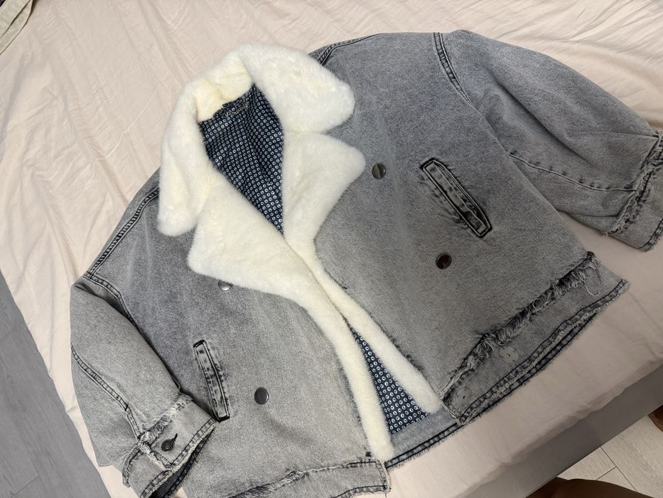 Продам джинсовку с мехом