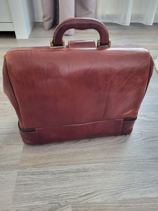 Geanta piele Piquadro Nikolai gladstone weekender / doctor