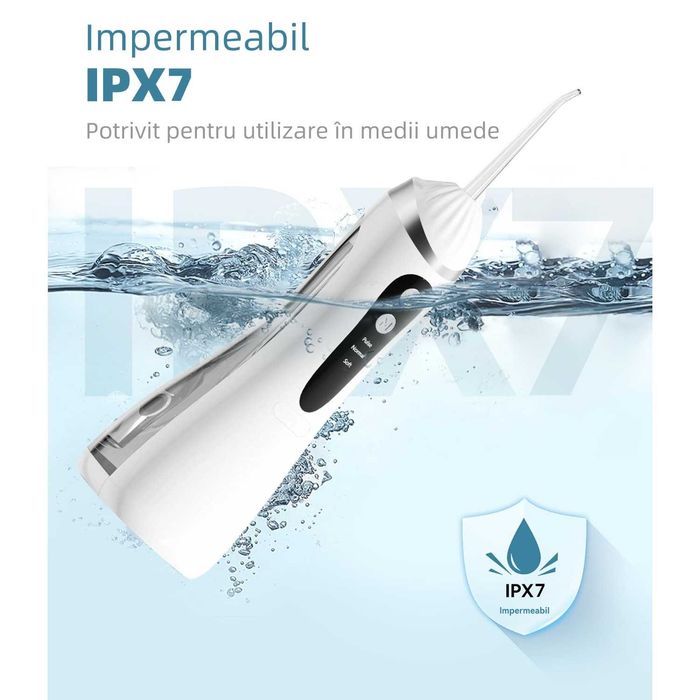 【Nou-nouț, nedeschis】Irigator bucal alb, Profesional Pentru Dus Oral