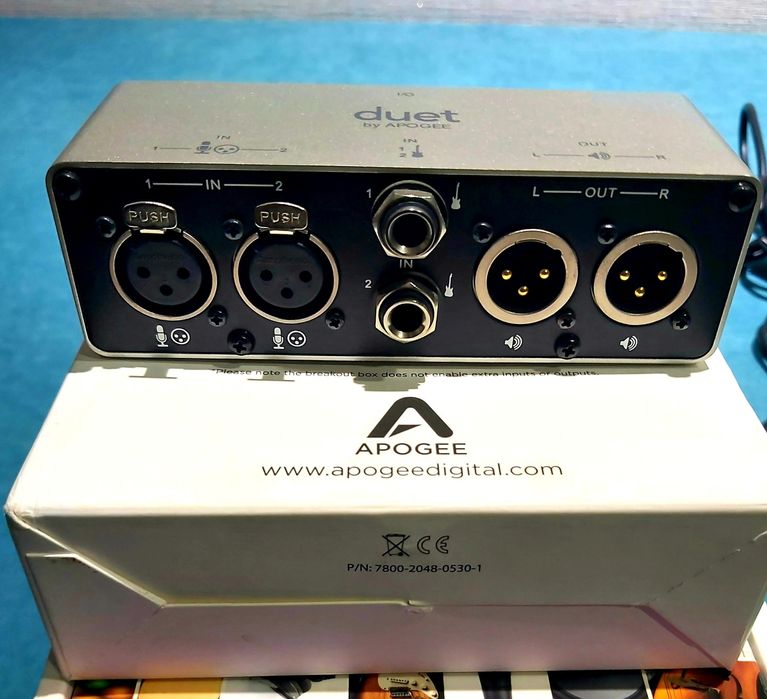 Apogee Duet 2+Breakout box. Mac & Win. USB & Type-c. Новый.