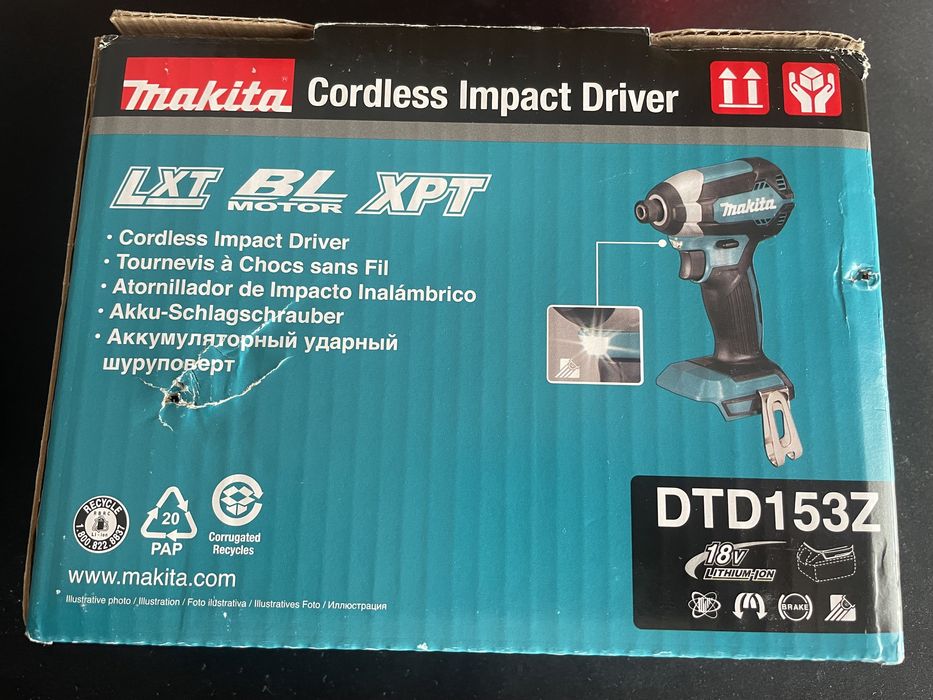 Акумулаторен ударен винтоверт Makita DTD153Z