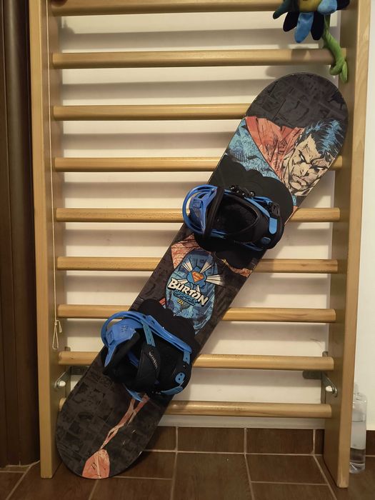 Snowboard copii Burton Chopper 125cm + legături Mission Smalls