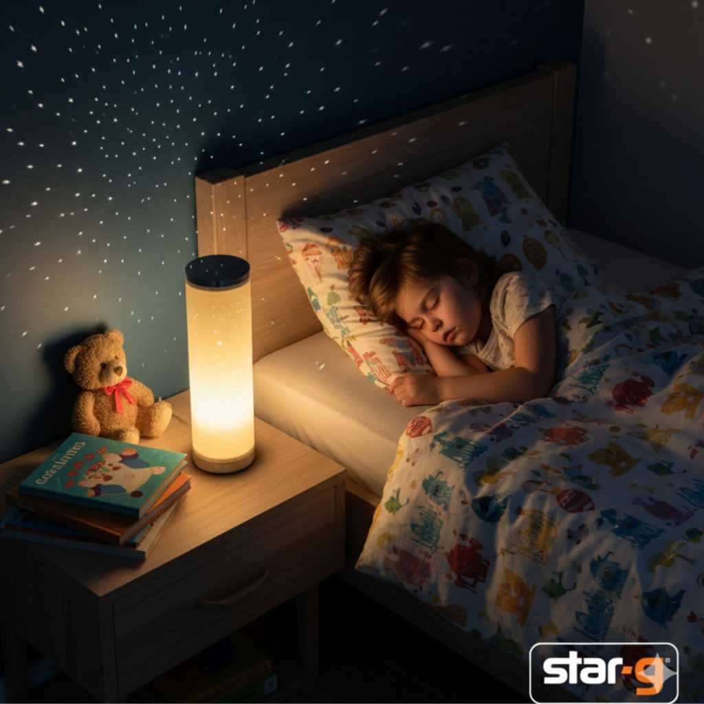 LED настолна лампа със „звезден ефект“ –ГАРАНЦИЯ