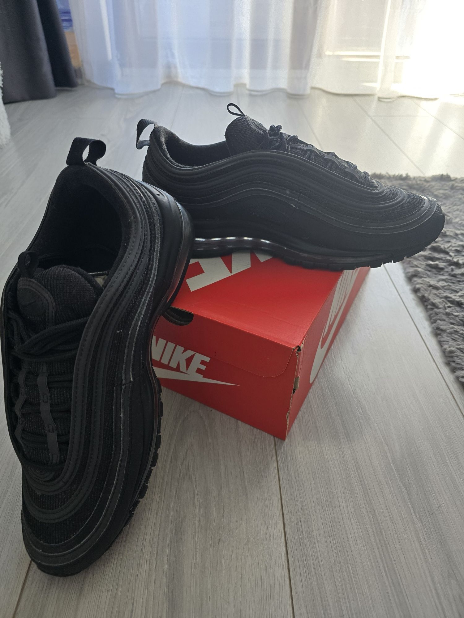 Nike Air max 97 Triple Black 44.5 номер