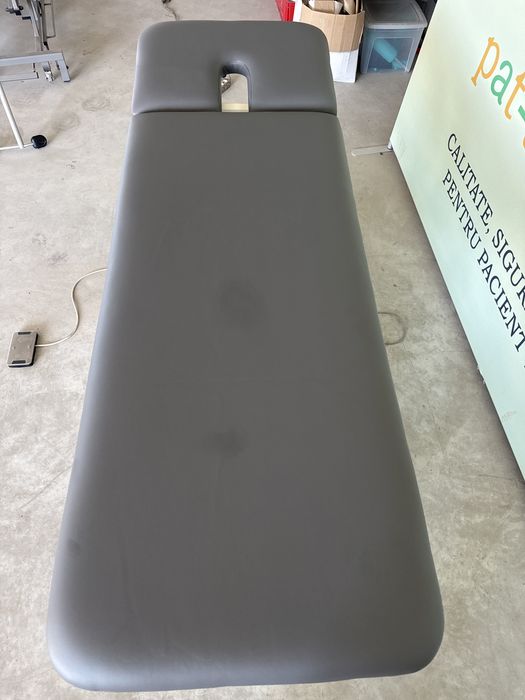 Pat Medical Masaj/Kineto Electric cu Pedală |2 Secțiuni|Garanție 2 Ani