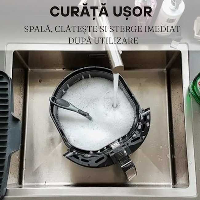 Friteuza Smart Air Fryer capacitate 6L 12 Programe aer cald fără ulei