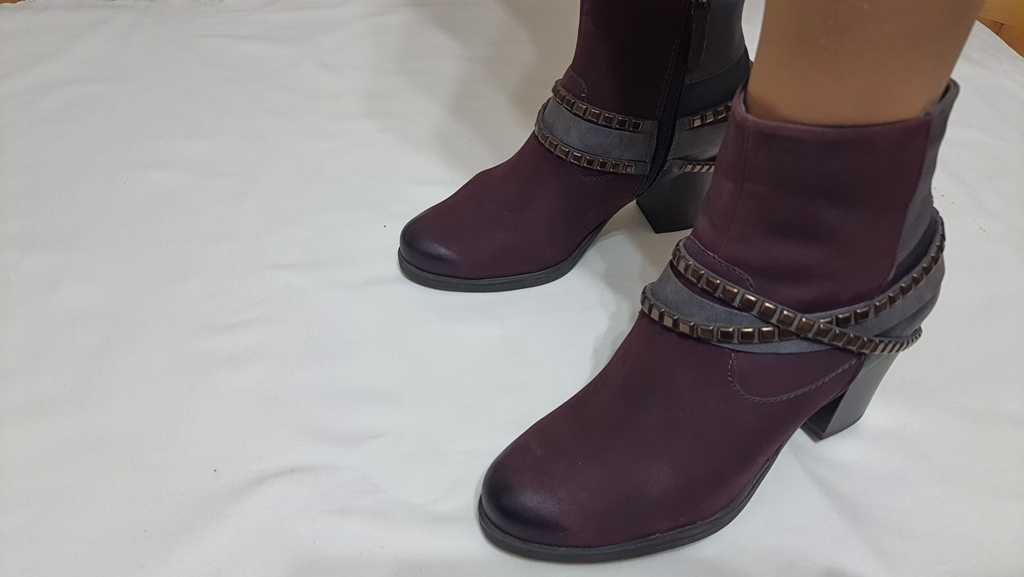 Botine elegante piele naturala de la TAMARIS marimea 38