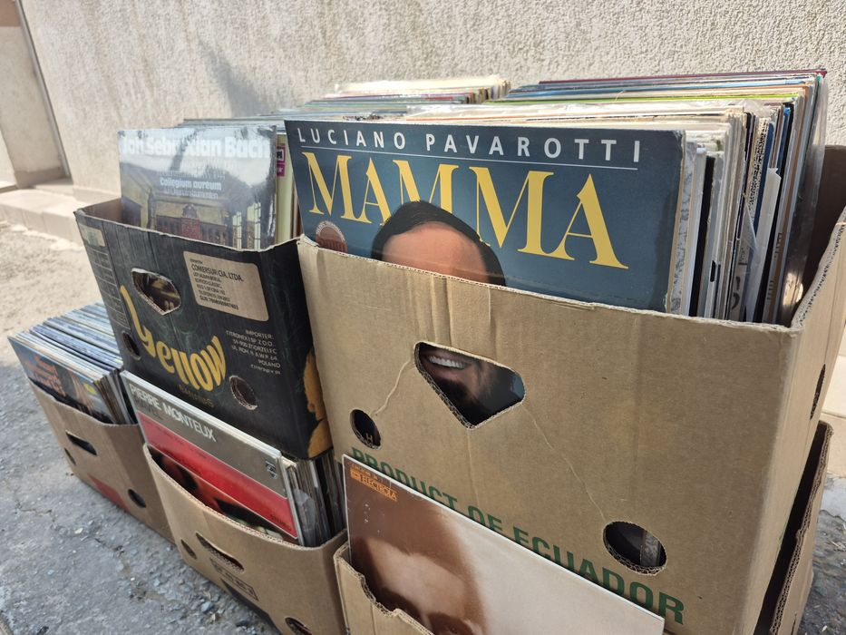 Vând Lot 7500lp Discuri Vinil colectie muzica clasica mixta