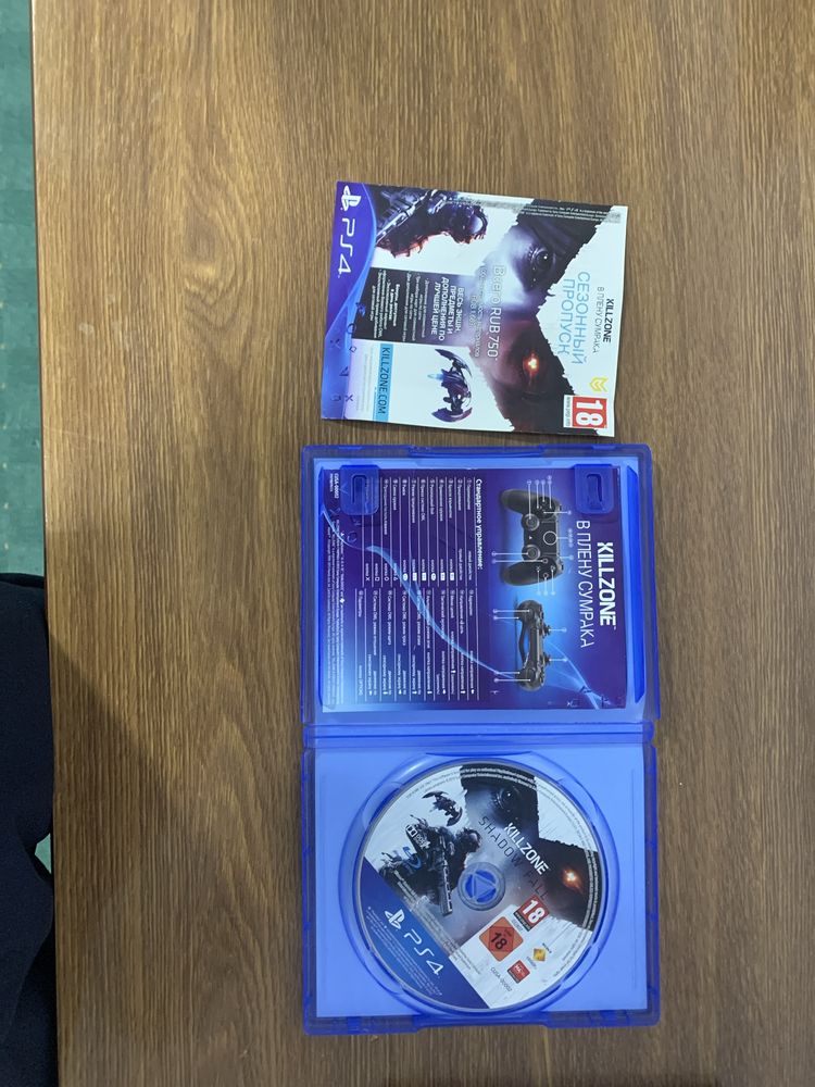 Продаю 2 диска  на пс 4 один knak 2 и killzone
