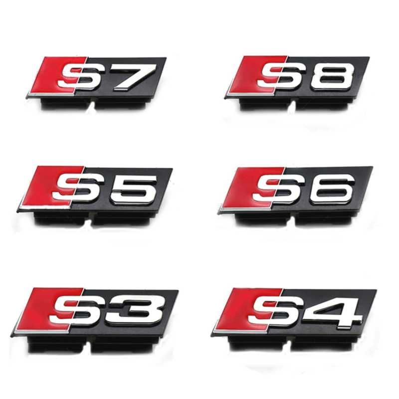 Emblema S3, S4, S5, S6, S7, S8 grila fata Audi Sline