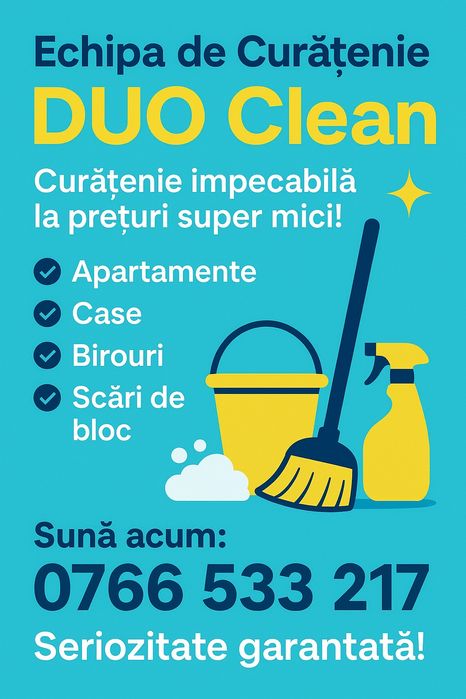 Curățenie generală sau de întreținere