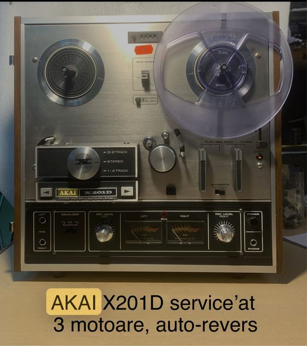Akai X-201D autorevers service’at