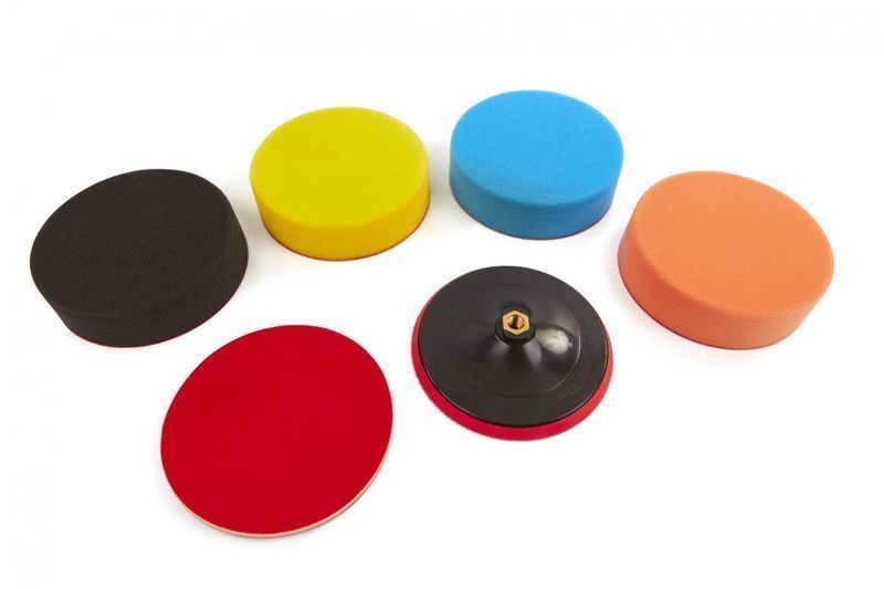 Комплект резервни гъби hbm за полираща машина, 150 мм