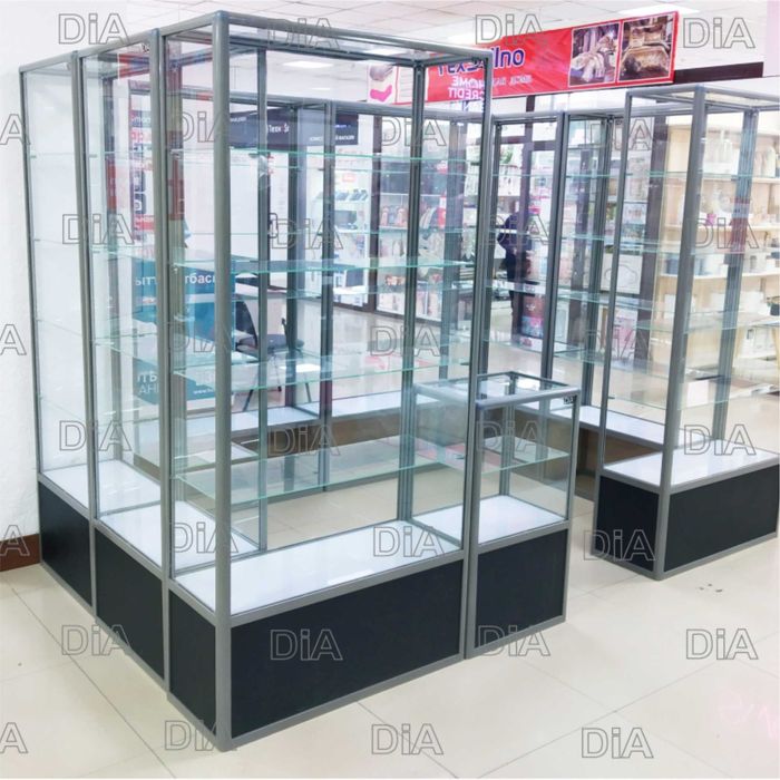 Oynaly vitrina, Акция, прилавки, savdo vitrinalar stellajlar