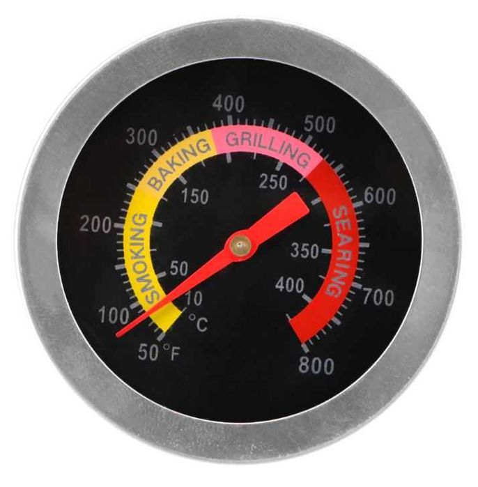 Termometru inox gratar afumatoare cuptor barbeque boiler fum 450gC