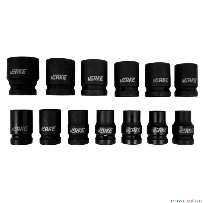 Trusa 13 tubulare de impact 1/2" 10- 24 mm, Verke