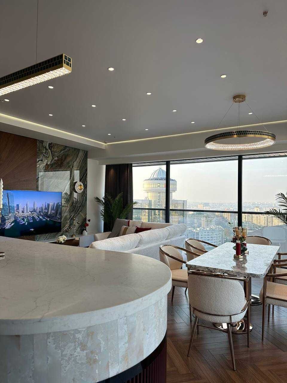 СРОЧНО ПРОДАЁТСЯ 3ком квартира ЖК "U-Tower" 118м2 вид на Ташкент сити