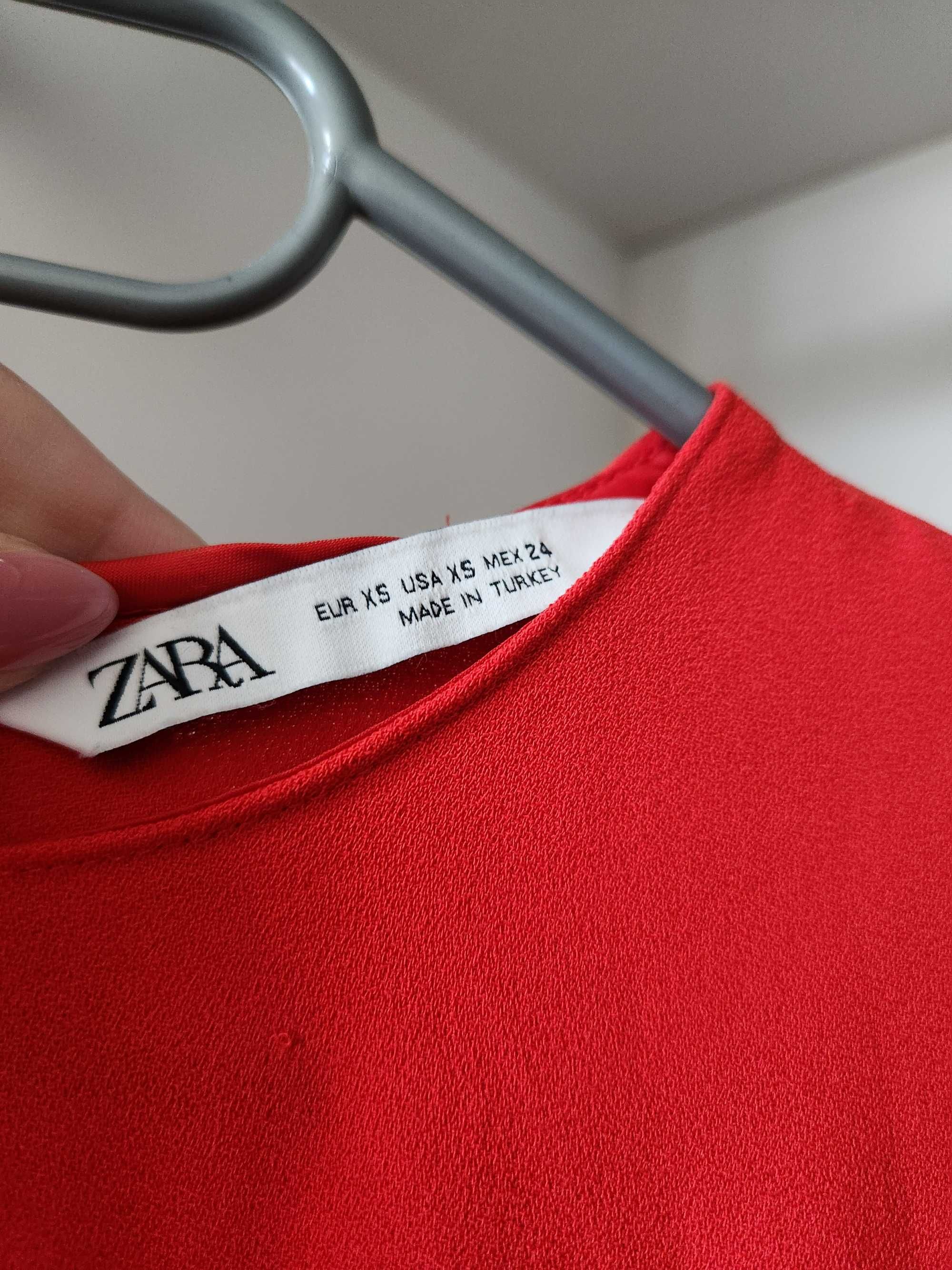 Красное платье от ZARA
