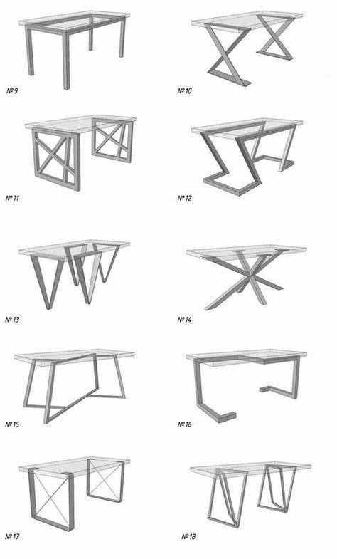 Loft mebel temir profil