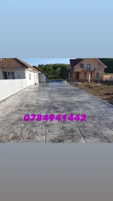 Beton amprentat Vâlcea, Olt, Dolj, Arges, Teleorman etc