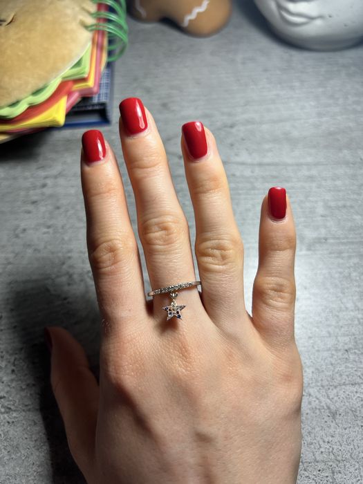 Inel de argint cu stea