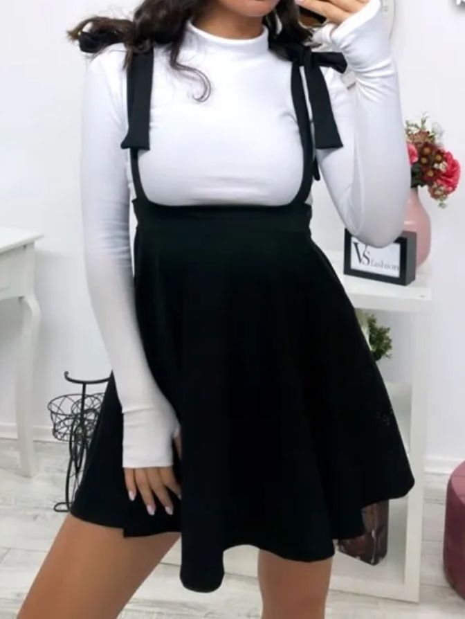 Дамска пола с тиранти