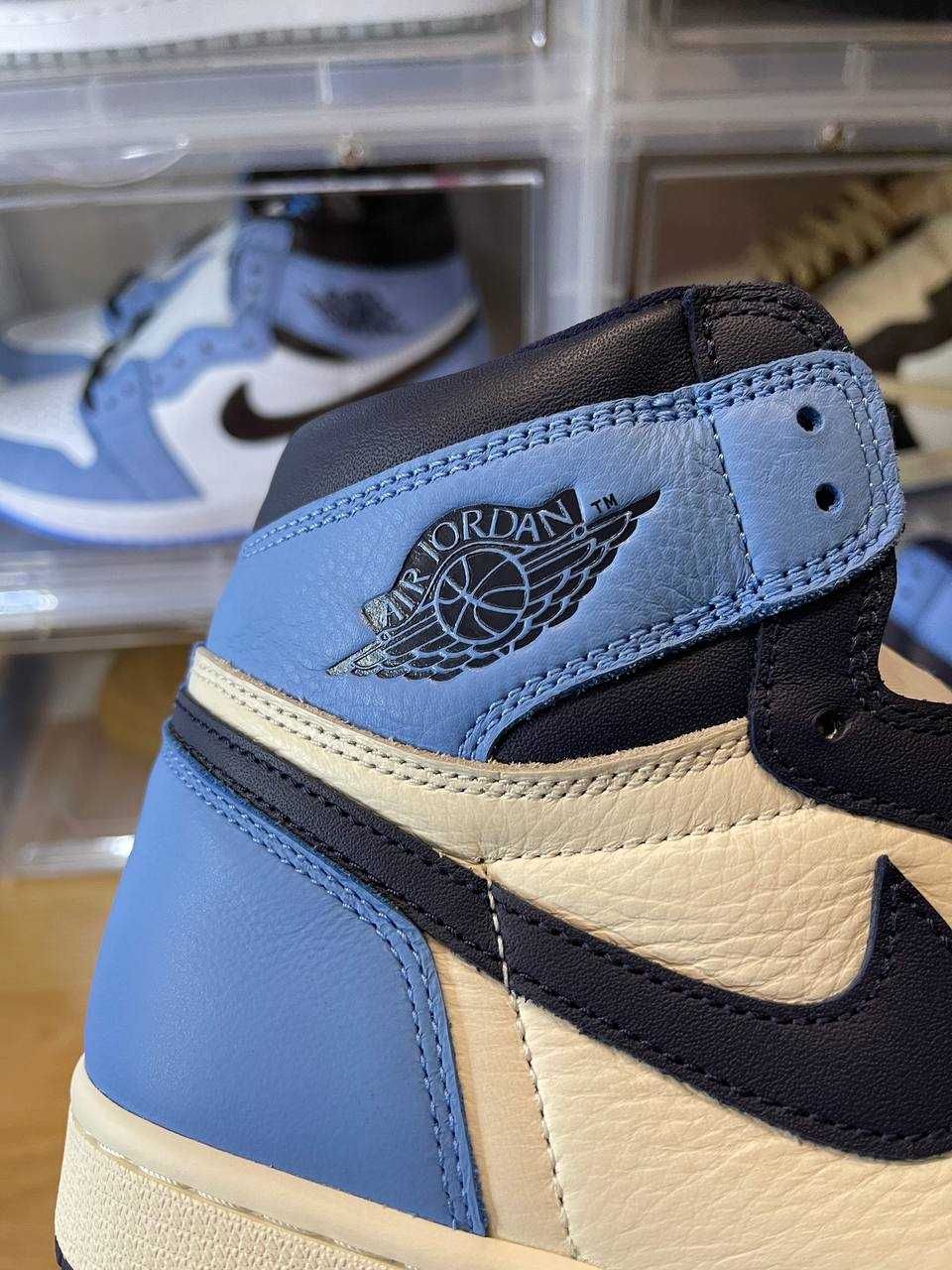 Nike Air Jordan 1 Retro High Obcidian UNC / Размер 10US