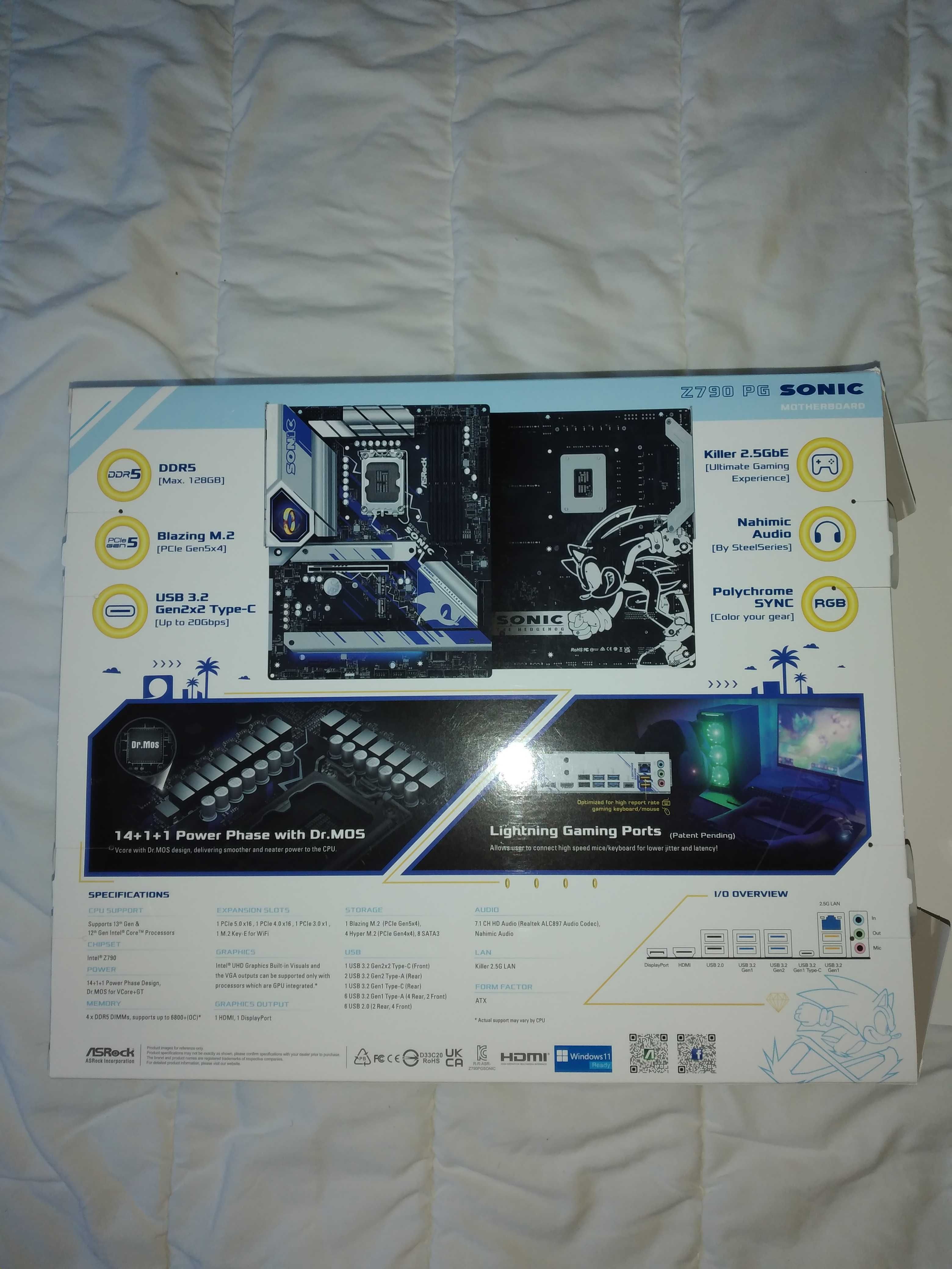 Чисто Нова Дънна Платка AsRock Z790 PG Sonic