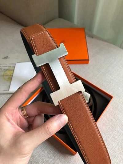 Мъжки Колан Hermes Constance belt buckle & Reversible leather strap