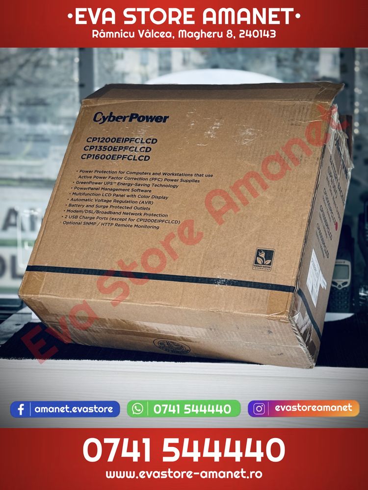 UPS / USV CyberPower 1200 VA / 720W Lan Protection USB LCD AVR