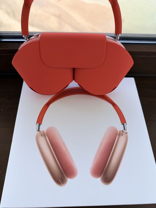 Наушники Apple Max, оранжевые