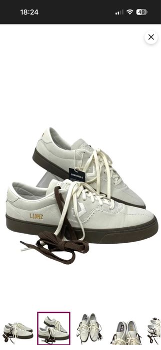 Converse CONS Louie Lopez Pro Low Top Beige Men’s Nubuck Size Sneakers