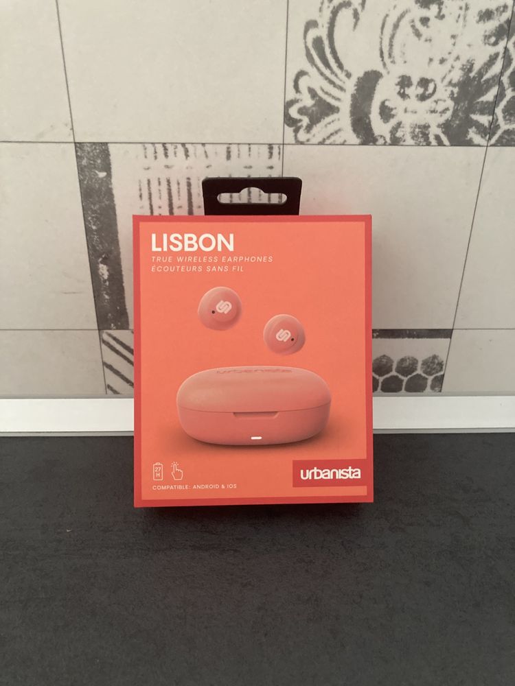 Безжични слушалки Urbanista - Lisbon, TWS, оранжеви