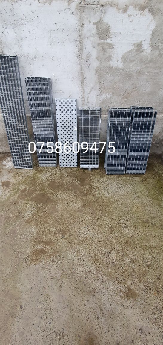 Trepte zincate 112x28cm