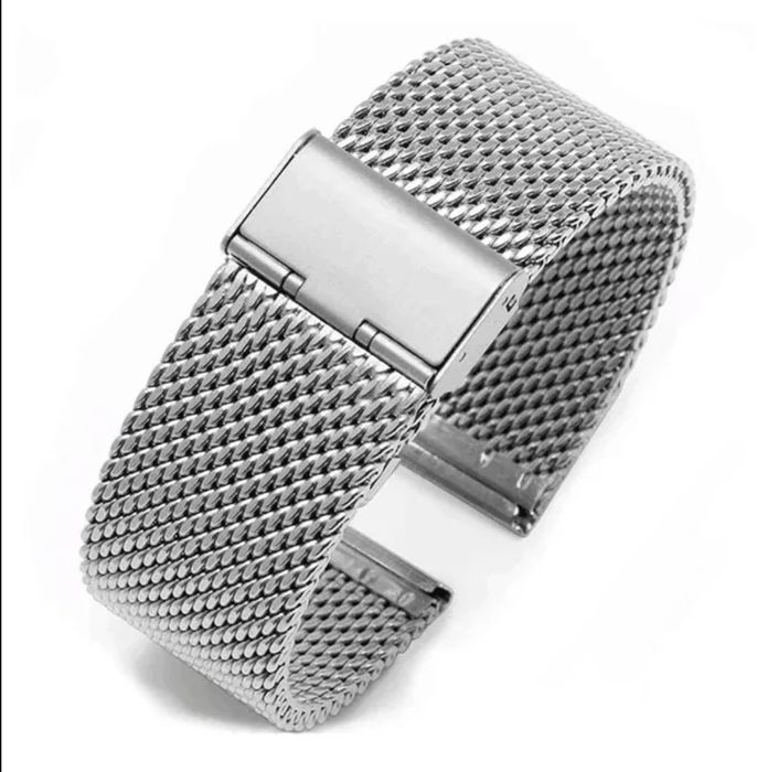 curea metal argintie 3mm grosime 20mm