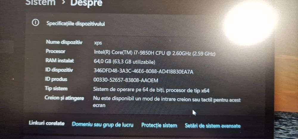 Ocazie Hp zbook G6 i7 gen9,nvidia t 2000 4gb,64gb ram,ssd 1tb