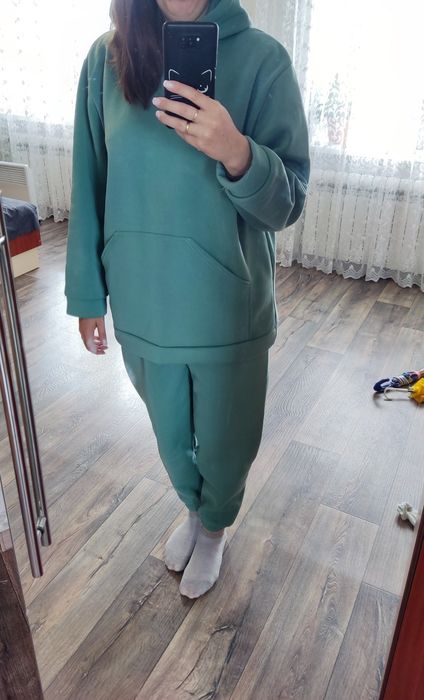 Теплый флисовый костюм новый