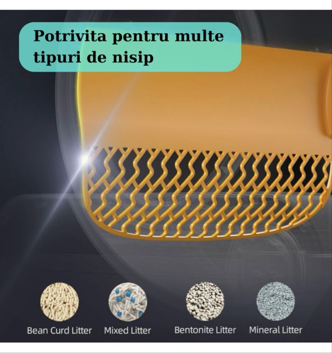 Litiera automata Shaw pentru pisici, auto-curatare, sterilizare…