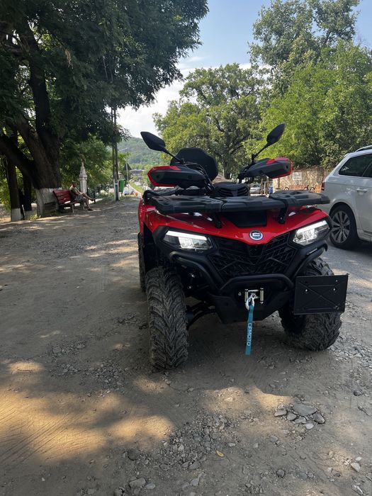 Atv CF Moto 520L numere negre