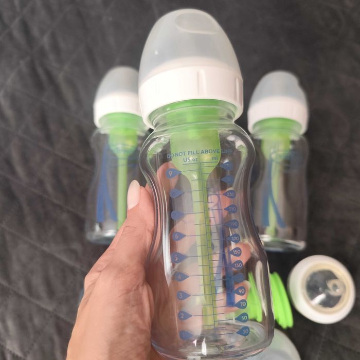 Стъклени бебешки шишета dr. Brown