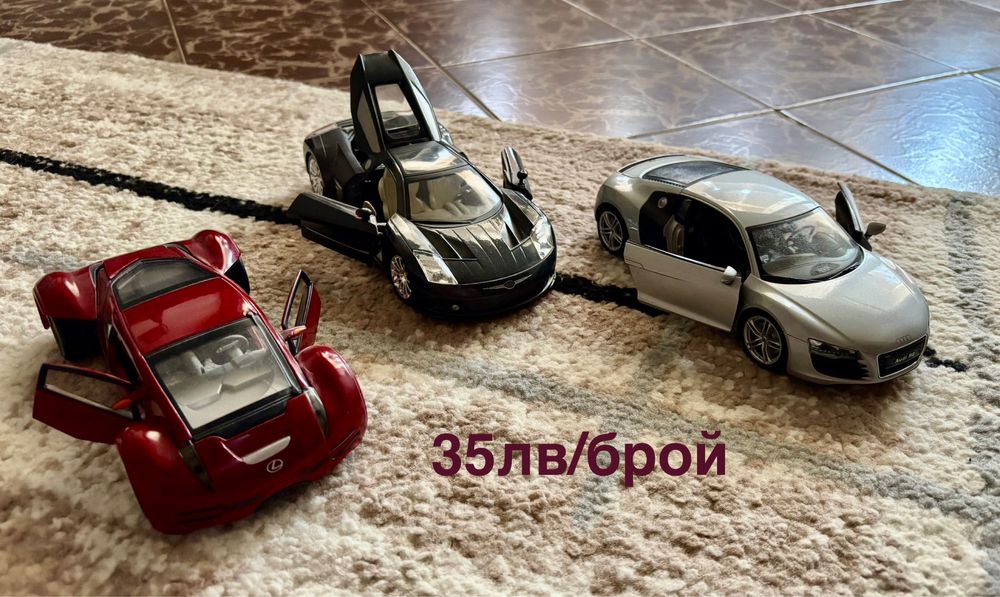 ОБНОВЕНА! Колекционерски метални колички , моторчета