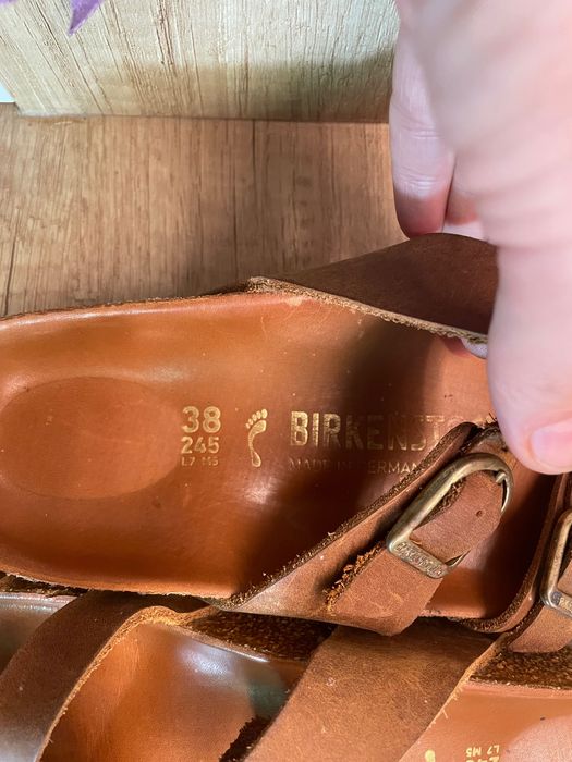 Slapi Birkenstock, m 38, stare buna