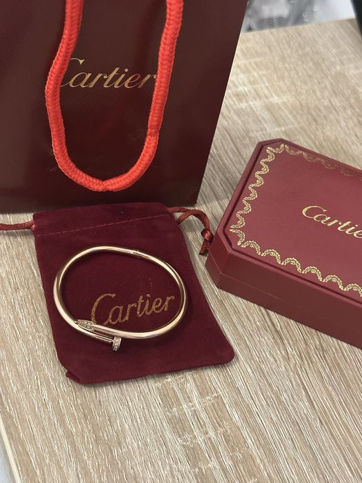 Bratara tip Cartier Cui inscriptionata Au750