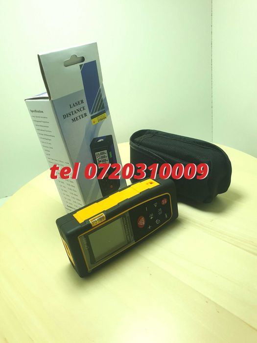 Ruleta  Telemetru Laser Verde 40m