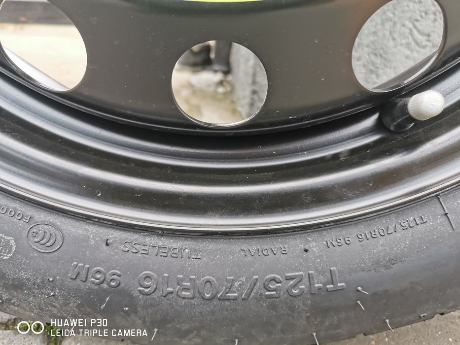 Roată rezervă slim pentru Golf 7