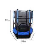 BYOX Батут с вътрешна мрежа HOP 4.5FT 140cm