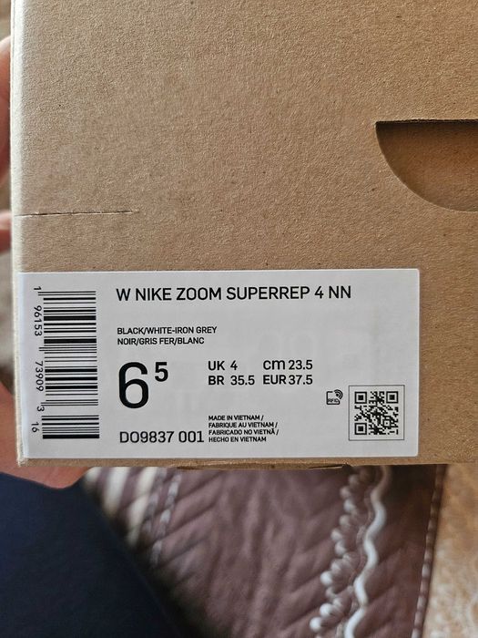 Nike Air Zoom Superrep 4 37.5 номер