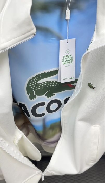 Trening barbati Lacoste alb