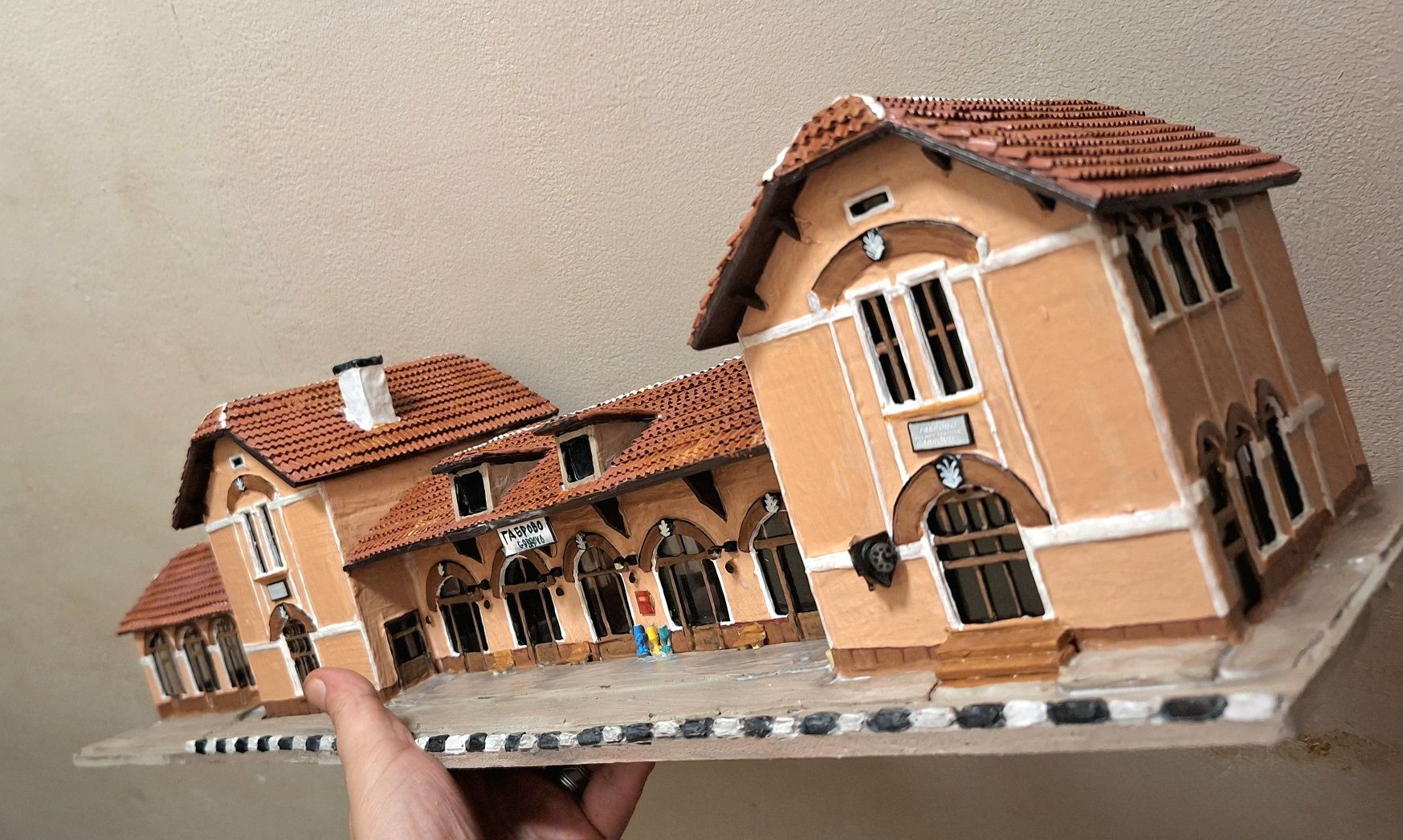 Продавам авторски макет миниатюра в мащаб 1/87